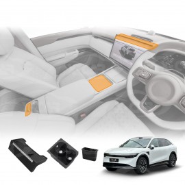 Centre Console Organizer Set for Zeekr 7X 2025-Onwards Rear Armrest Bin, Cup Holder Tray & Dashboard Storage Box Car Interior Accessories