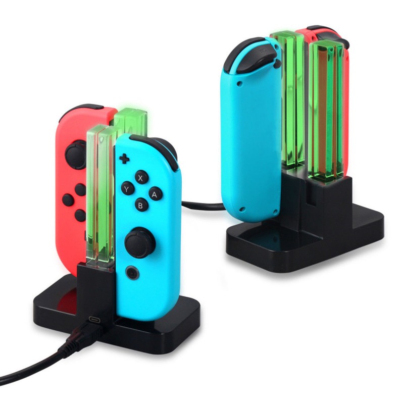 Joy-Con 4-Controller Charging Stand Dock Charger for ...