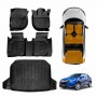3D Floor Mats Boot Liner Set for Honda HR-V HRV Vezel 2014-2021 All Weather Heavy Duty Cargo Car Trunk Luggage Tray