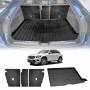 3D All Weather Boot Liner Back Seat Protector Combo for Mercedes-Benz GLC Class 2015-2022 Heavy Duty Car Kick Mats Cover Cargo