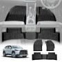 3D Floor Mats for Toyota Corolla Cross 2022-Onwards All Weather Heavy Duty Cargo Car Liners Full Set Carpet Accessories