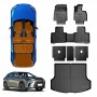 Floor Seat Back Kick Cargo Boot Liner for Lexus RX350 RX350h RX500h 2022-2025 Luggage Tray Cargo Mat Trunk Cover Heavy Duty 