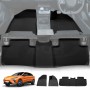 3D All-Weather Floor Mats for MG MG4 2023-2024 Heavy Duty Customized Car Floor Liners Full Set Carpet