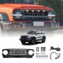 Front Bumper Grille With LED light for GWM Tank 300 2023-2025 Mesh Frame Exterior Modification Accessories