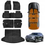 Floor Mat Boot Liner Back Seat Protector for Haval H6/H6 GT 2021-2025 Heavy Duty Cargo Car Trunk Kick Mats Cover