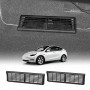 Tesla Model Y 2022-2024 Backseat Rear Under Seat Air Conditioning Outlet Vent Cover Flow Grille Protector Set of 2