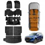 3D Floor Mats Boot Liner Set for Isuzu MU-X MUX 2022-Onwards All Weather Heavy Duty Cargo Car Trunk Luggage Tray