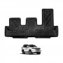 Third Row Seat Floor Mat for Toyota Prado 150 Series 7 Seater 2009-2024 Heavy Duty All Weather Car Mats Carpet Liner Set