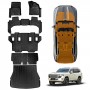 Floor Mats Boot Liner Set for Toyota Landcruiser 300 LC300 7 Seater 2021-Onwards Heavy Duty Cargo Kick Back Seat Protector Cover