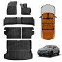 3D Floor Mats Boot Liner Set for Chery OMODA 5/5 GT 2023-2025 All Weather Heavy Duty Cargo Kick Mats Back Seat Protector Cover