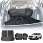 Boot Liner Back Seat Protector for Honda CRV CR-V 7 Seats 2023-2024 Heavy Duty Cargo Trunk Mat Luggage Tray 5 Pcs Set