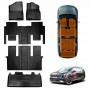 3D Floor Mats Boot Liner Set for Kia Carnival KA4 Series 2020-Onwards All Weather Heavy Duty Cargo Car Trunk Luggage Tray