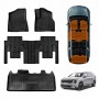 Front Rear Floor Mats Boot Liner for Kia Carnival KA4 Hybrid 2020-Onwards All Weather Heavy Duty Cargo Car Trunk Luggage Tray