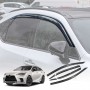 Weathershields for Lexus RX RX350 RX500 2022-2024 Car Weather Shields Wind Deflectors Window Sun Visor 6 Pcs