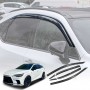 Weathershields for Lexus RX RX350 RX500 2022-2025 Car Weather Shields Wind Deflectors Window Sun Visor 6 Pcs