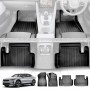 3D Car Mats for Polestar 2 2021-2024 Heavy Duty All Weather Floor Liner Complete Set Front Rear 2 Row Seat