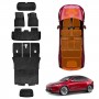 2-In-1 Boot Liners Floor Mats Set for Tesla Model Y Juniper 2025-Onwards All Weather Front Toolbox Cargo Car Trunk Interior Cover
