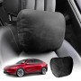 Black Headrest Pillow for Tesla Model Y L 6-Seat 2026-Onwards Car Seat Neck Support Cushion Accessories