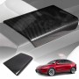Center Console Armrest Pad Cover for Tesla Model Y L 6-Seat 2026-Onwards Carbon Fiber Style Interior Decoration Protector Accessories