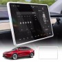 Screen Protector Frame for Tesla Model Y L 6-Seat 2026-Onwards Protection Silicone Cover Case Accessories White