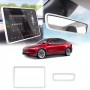 Screen Protector Rearview Mirror Frame for Tesla Model Y L 6-Seat 2026-Onwards Protection Silicone Cover Case Accessories White