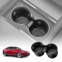 Cup Holder Insert for Tesla Model Y L 6-Seat 2026-Onwards Centre Console Rubber Interior Accessories