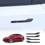 Modified Trims for Tesla Model Y L 6-Seat 2026-Onwards Decoration Door Handle Protection Kit Carbon Fibre Style Cover Wrap