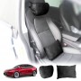 Black Support Pillow Set for Tesla Model Y L 6-Seat 2026-Onwards Car Seat Neck Waist Lumbar Rest Headrest Cushion Accessories