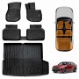 3D Floor Mats Boot Liner Set for BMW iX2 U10 Series 2024-Onwards All Weather Heavy Duty Cargo Car Trunk Luggage Tray