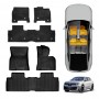 Premium Floor Mats for BMW iX3 NA5 Series 2026-Onwards Heavy Duty All Weather Double Layer TPE Carpet Car Interior Liner Set