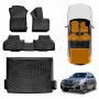 3D Floor Mats Boot Liner for BMW X3 2011-2017 F25 Series All Weather Heavy Duty Cargo Car Trunk Luggage Tray