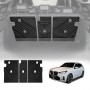 Back Seat Protector for BMW X3 G45 30e xDrive PHEV 2024-Onwards All Weather Heavy Duty Car Seat Kick Mats Cover