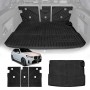 Boot Liner Back Seat Protector for BMW X3 G45 30e xDrive PHEV 2024-Onwards All Weather Heavy Duty Cargo Car Trunk Kick Mats