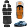 3D Floor Mats Boot Liner Set for BYD Seal 2023-Onwards All Weather Heavy Duty Kick Mats Front Trunk Toolbox Cargo Back Seat Protector Cover