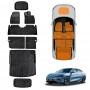 3D Floor Mats Boot Liner Set for BYD Seal 2023-Onwards All Weather Heavy Duty Front Trunk Toolbox Cargo Seat Kick Cover Accessories