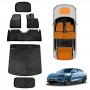 3D Floor Mats Boot Liner Set for BYD Seal 2023-Onwards All Weather Heavy Duty Front Trunk Toolbox Cargo Cover