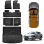 Floor Mats Boot Liner Set for BYD SEALION 6 SEALION6 2024-2025 Car Trunk Back Seat Protector Kick Mats Cover