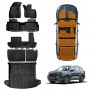 3D Floor Mats Boot Liner Set for Chery Tiggo 8 Pro Max 2024-Onwards All Weather Heavy Duty Cargo Kick Back Seat Protector Cover