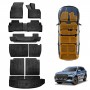 3D Floor Mats Boot Liners Set for Chery Tiggo 8 Super Hybrid 2025-Onwards All Weather Heavy Duty Cargo Kick Mats Back Seat Protector Cover