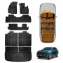 3D Floor Mats Boot Liners for Chery Tiggo 9 Super Hybrid 2025-Onwards All Weather Heavy Duty Cargo Car Trunk Luggage Tray