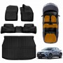 3D Floor Mats Boot Liner for Toyota C-HR CHR 2016-2023 All Weather Heavy Duty Cargo Car Trunk Luggage Tray