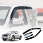Weathershields for Isuzu D-MAX Extra Cab 2008-2012 Car Weather Shields Wind Deflectors Window Sun Visor 4-Piece Set