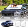 Windshield Sun Shade for Hyundai Santa Fe 2018-2023 Blocks UV Rays Foldable Custom Wind Screen Sun Visor Protector