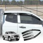 Weathershields for Isuzu DMAX D-MAX Space Cab 2020-2024 Car Weather Shields Wind Deflectors Window Sun Visor 4-Piece Set
