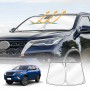 Windshield Sun Shade for Toyota Fortuner 2015-2024 Blocks UV Rays Foldable Custom Wind Screen Sun Visor Protector