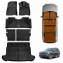 Floor Mats Boot Liner Set for Aion AION V 2025-Onwards Heavy Duty All Weather Car Trunk Cargo Kick Back Seat Cover