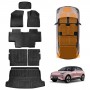 Floor Mats Boot Liner Set for Geely EX2 EX 2 Hatch 2026-Onwards All Weather Heavy Duty Car Front Cargo Kick Back Seat Protector Cover