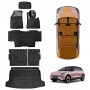 Floor Mats Boot Liner Set for Geely EX2 EX 2 Hatch 2026-Onwards All Weather Heavy Duty Car Front Cargo Kick Back Seat Protector Cover