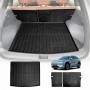 Boot Liner Back Seat Protector for Geely EX5 2025-Onwards No Subwoofer All Weather Heavy Duty Cargo Car Trunk Kick Mats