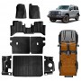 Floor Mats Boot Liner Set for GWM Tank 300 Hybrid 2023-Onwards All Weather Heavy Duty Cargo Kick Back Seat Side Trunk Protector Covers